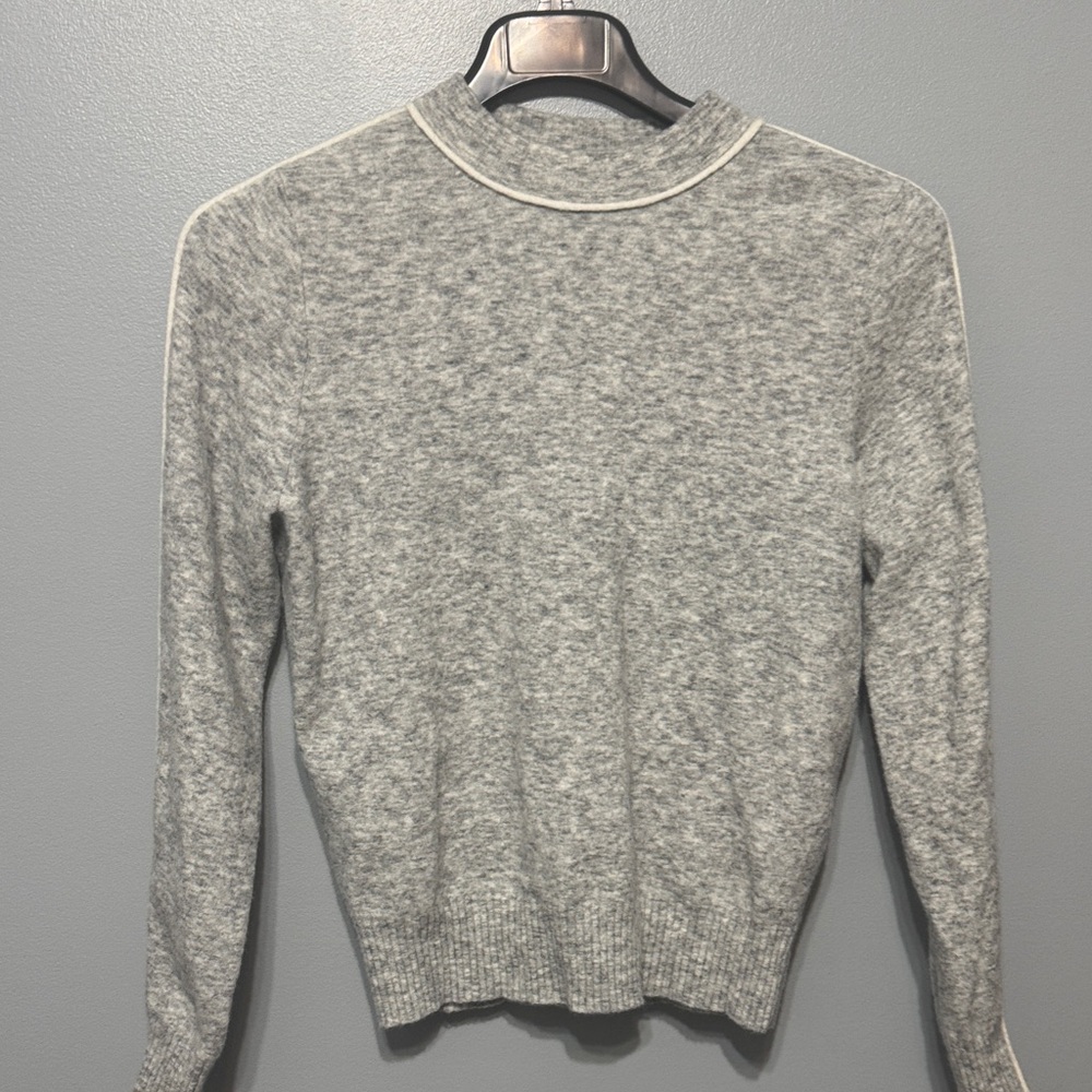 Athleta Gray Crew Neck Sweater